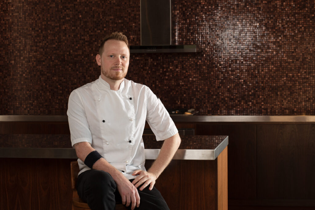 Gwinganna Head Chef Justin Addie photography by Nelly le Comte